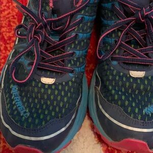 Merrell blue depths running shoes size 7